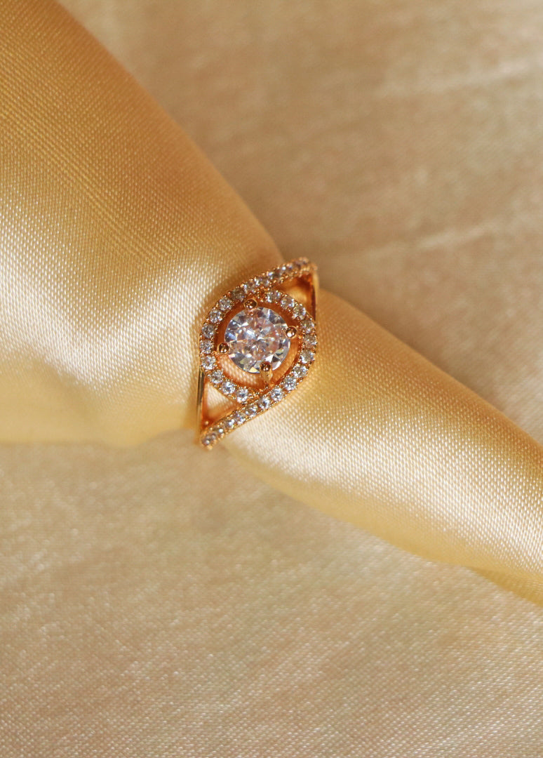 Radiant Halo Ring