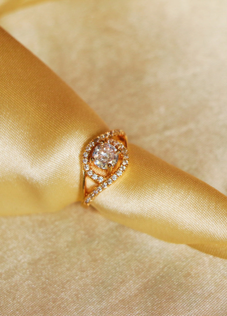 Radiant Halo Ring