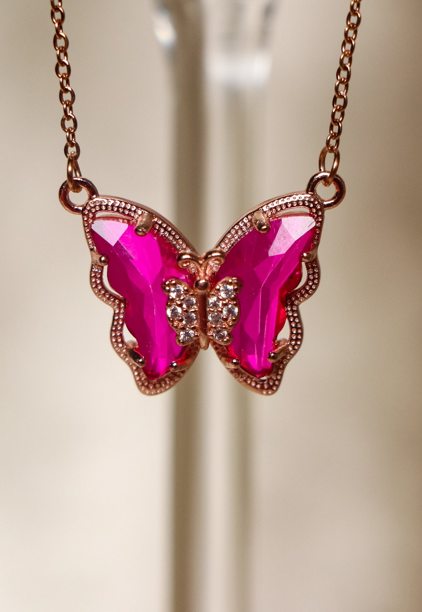 Radiant Butterfly Pendant