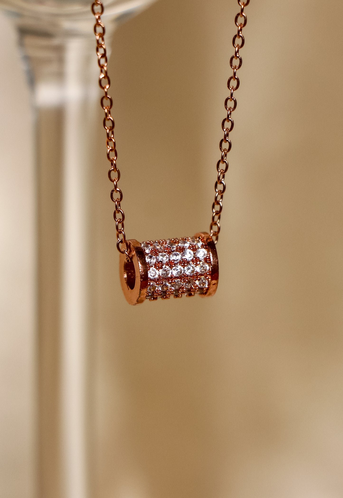Rose Gold Radiance Pendant