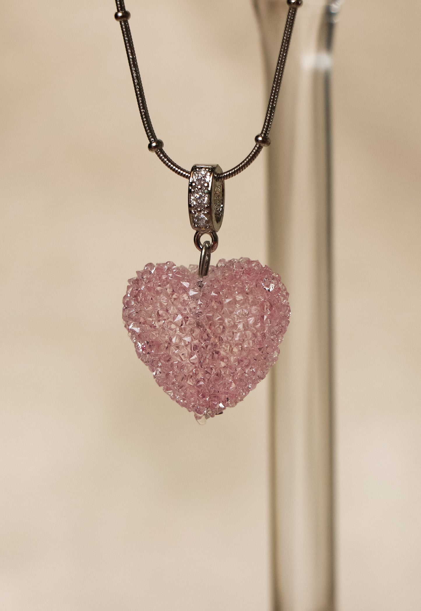 Crystalline Heart Pendant