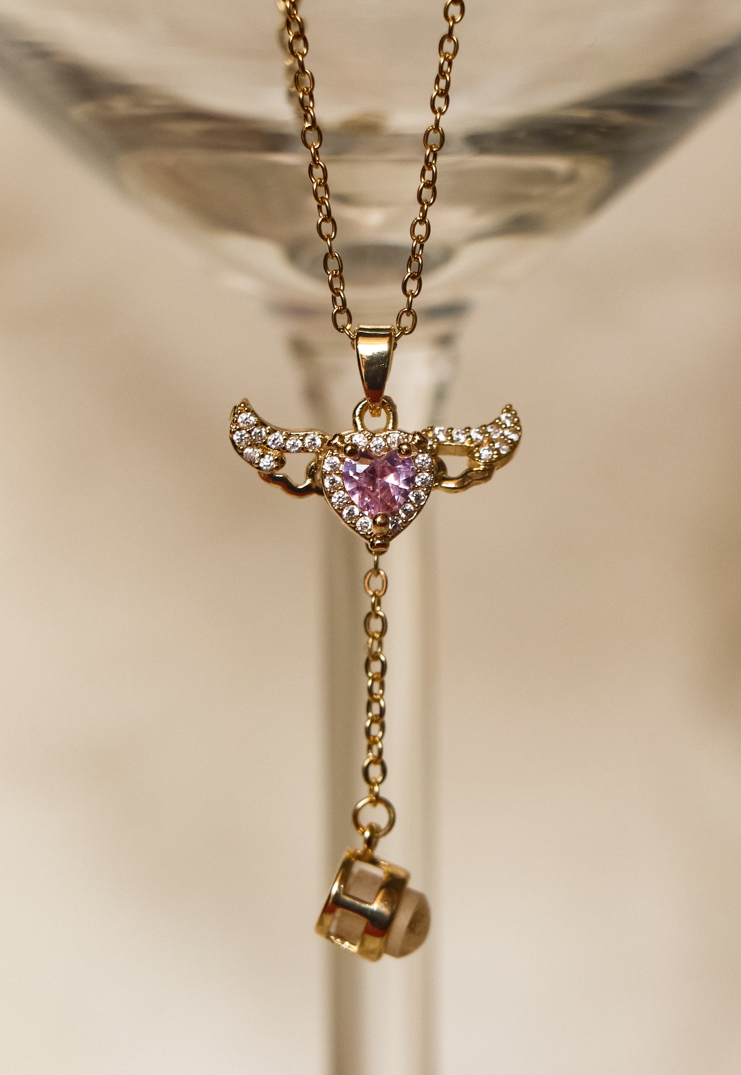 Angel Heart Charm Pendant