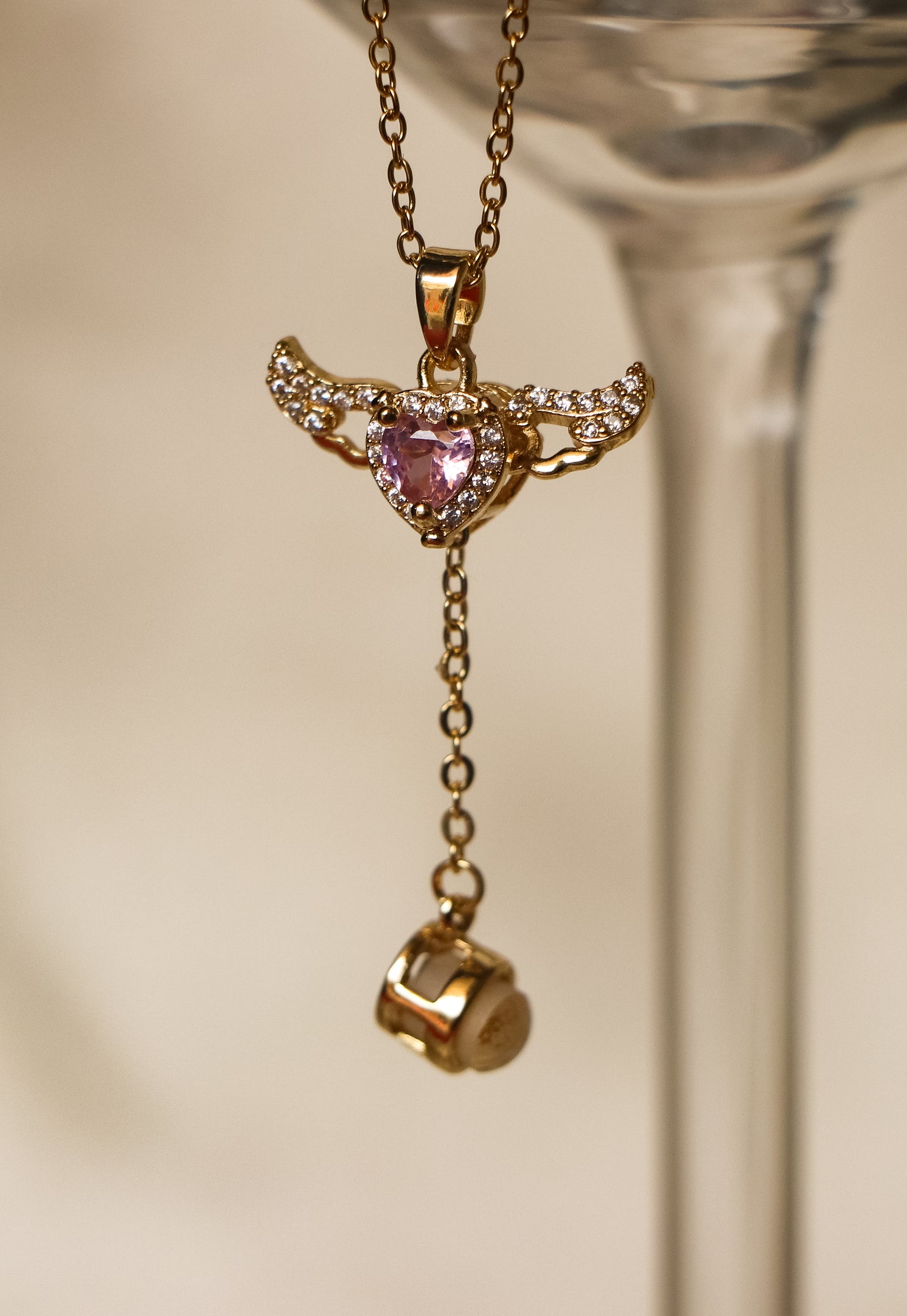Angel Heart Charm Pendant