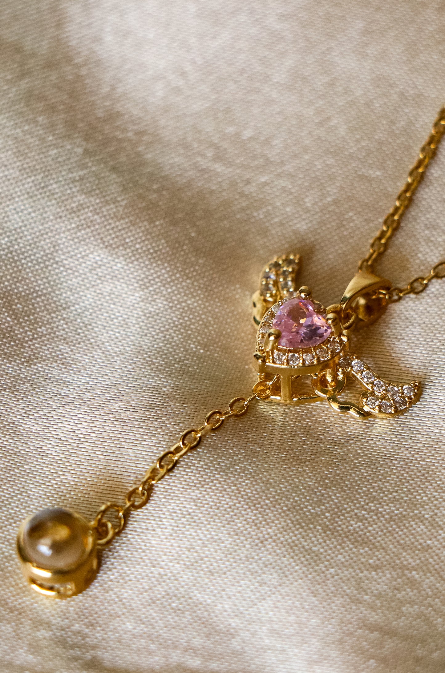 Angel Heart Charm Pendant