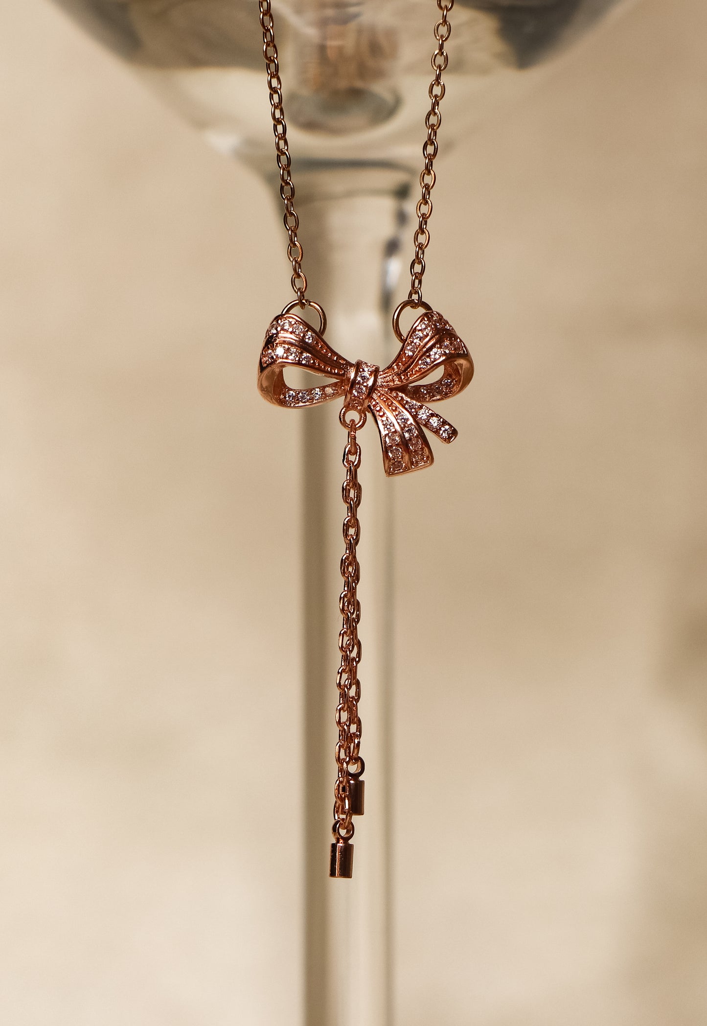 Rosette Bow Pendant