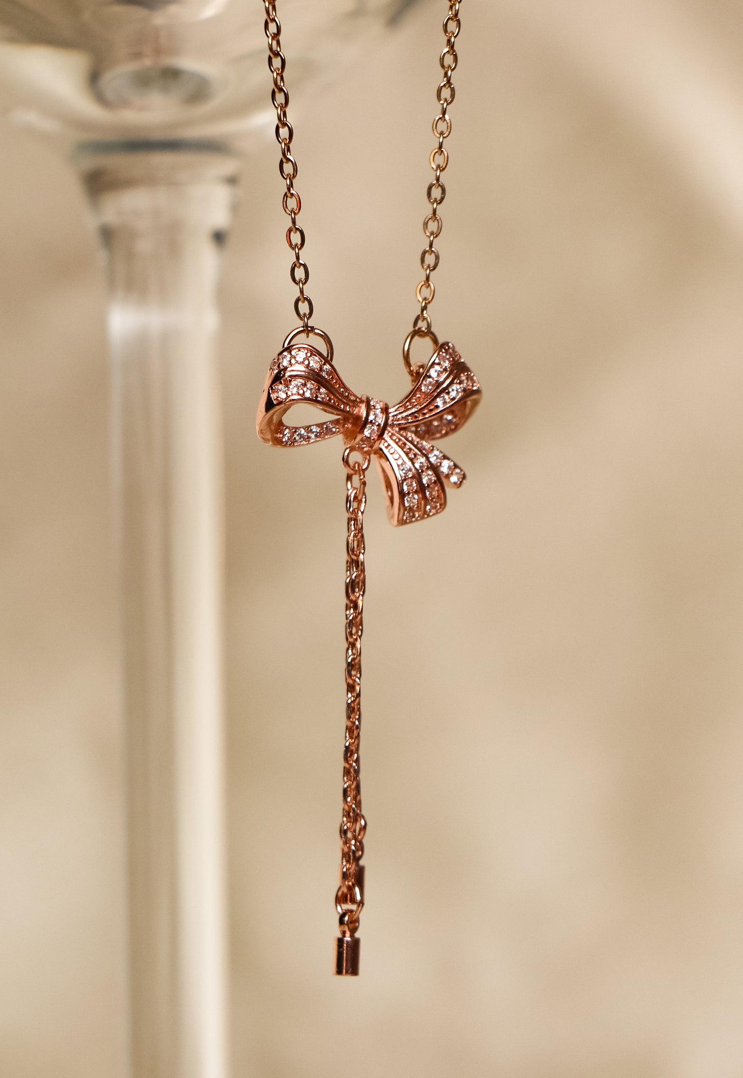 Rosette Bow Pendant