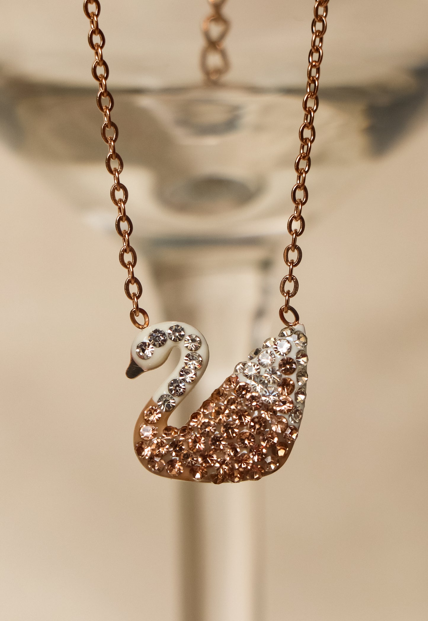 Graceful Swan Pendant