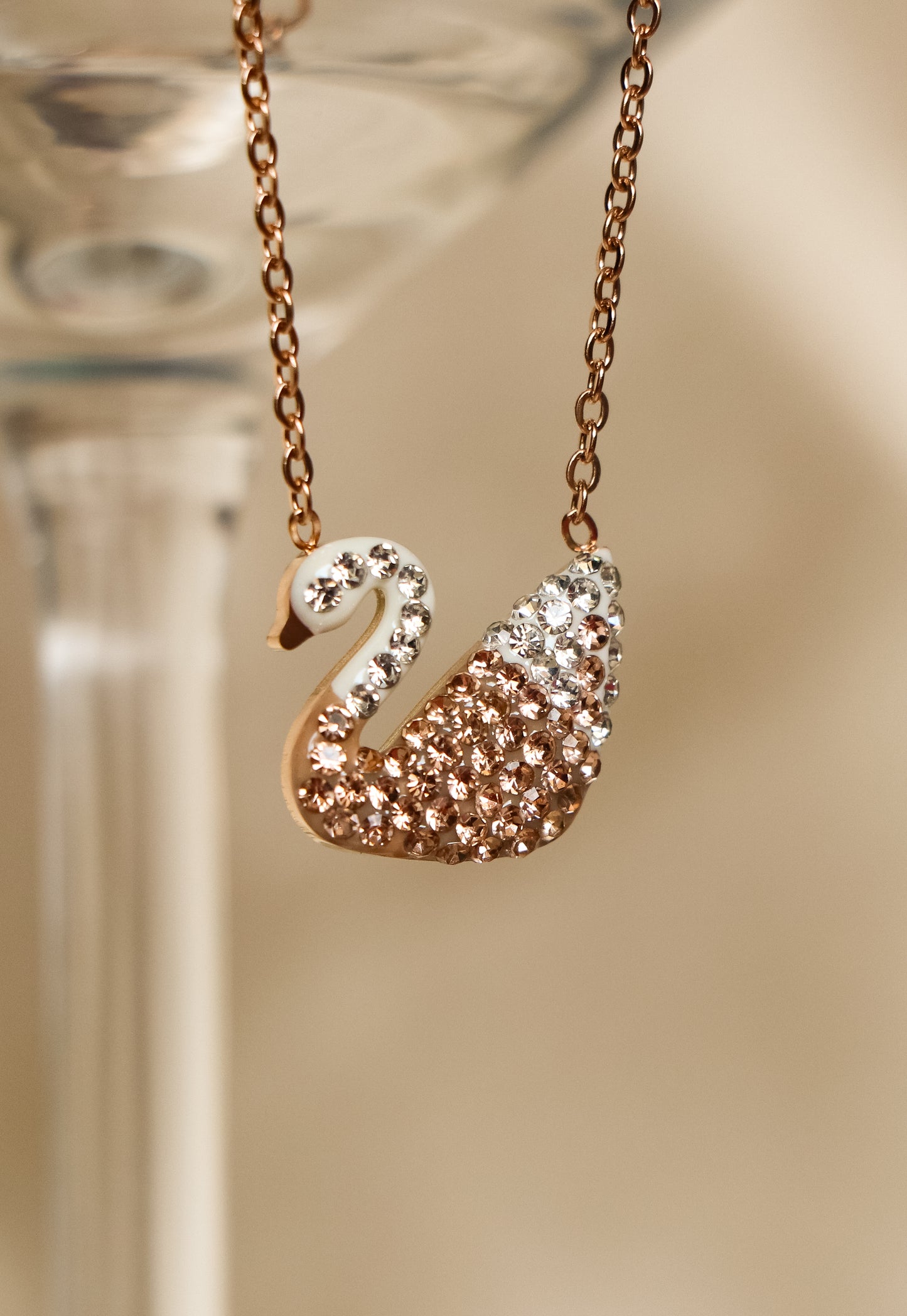 Graceful Swan Pendant