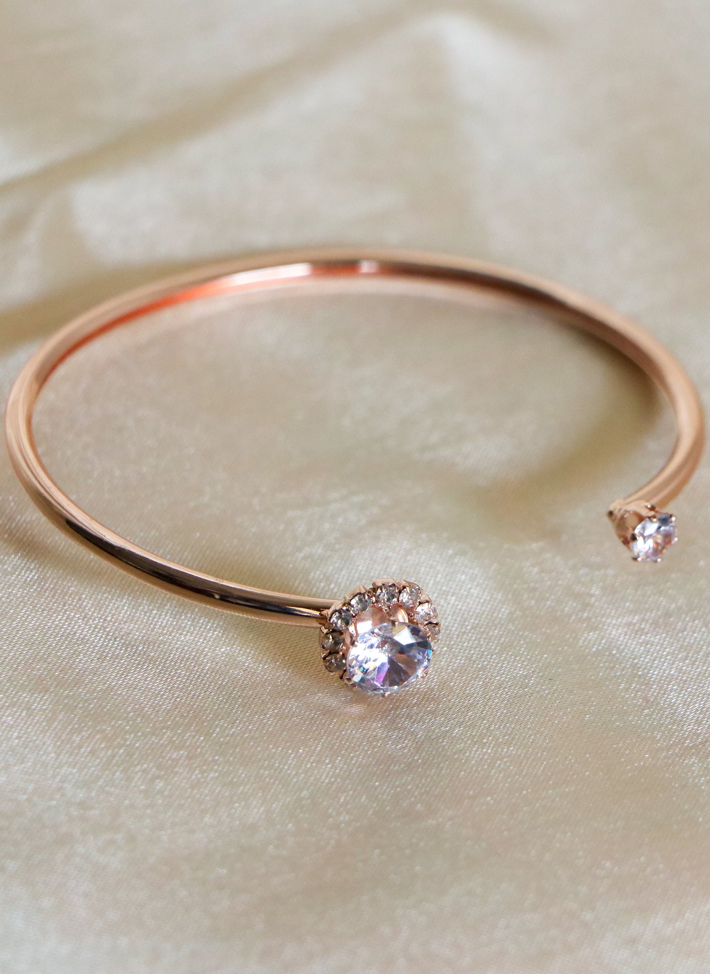 Eternal Sparkle Open Cuff Bracelet