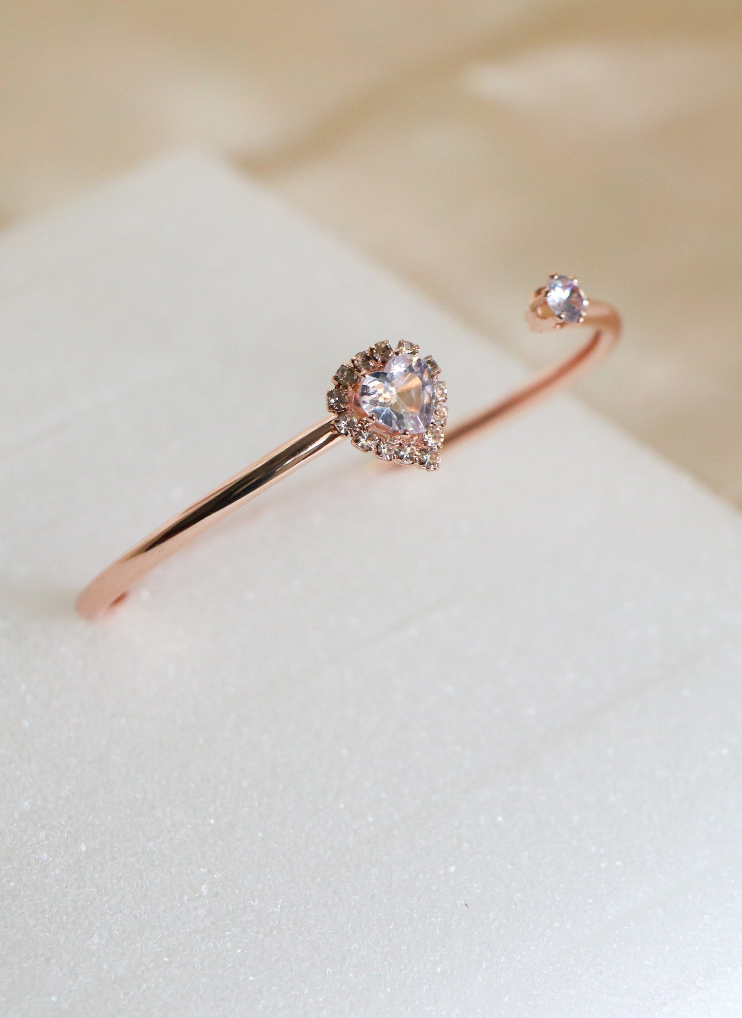 Eternal Heart Cuff Bracelet